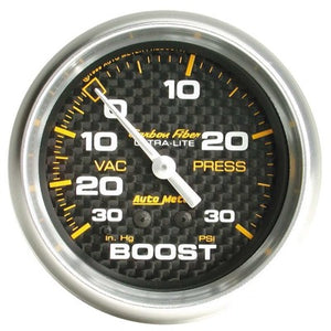 AutoMeter Carbon Fiber 2-5/8" Boost Gauge