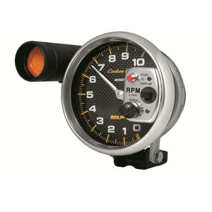 AutoMeter Carbon Fiber 5" Tach w/Shift-Lite 10000 rpm