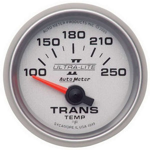 AutoMeter 2-1/16in Ultra-Lite II Trans. Temp Gauge 100-250 Degrees