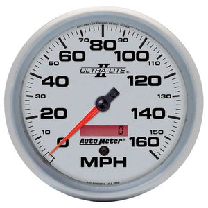 AutoMeter 5" Ultra-Lite II In-Dash Speedometer 160 mph