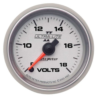 AutoMeter 2-1/16 U/L II Voltmeter 8-18 Full Sweep