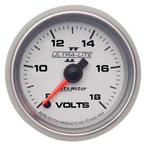 AutoMeter 2-1/16 U/L II Voltmeter 8-18 Full Sweep