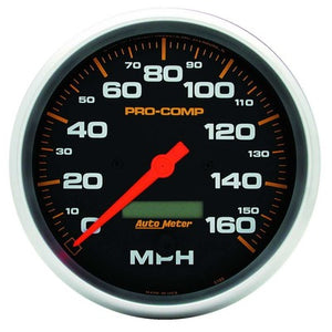 AutoMeter 5" Pro-Comp Electric Speedometer 0-160mph