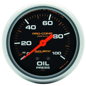 AutoMeter 0-100 Oil Pressure Gauge