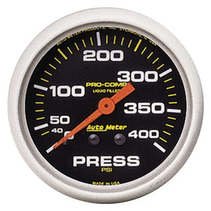 AutoMeter 2-5/8" Pro-Comp Pressure Gauge 0-400 psi