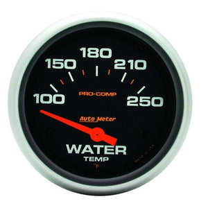 AutoMeter 2-5/8" Pro-Comp Water Temp Gauge 100-250 F