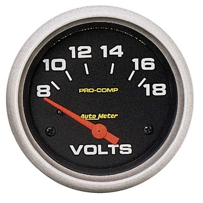 AutoMeter 8-18V Pro-Comp Voltmeter