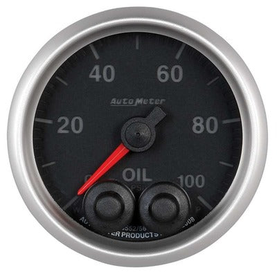 AutoMeter 2-1/16 Elite Series Oil Pressure Gauge - 0-100 psi