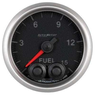 AutoMeter 2-1/16 Elite Series Fuel Pressure Gauge - 0-15 psi