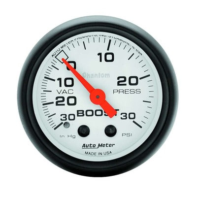 AutoMeter 2-1/16in Phantom Boost / Vacuum Gauge