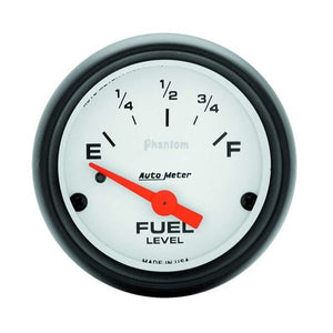 AutoMeter Phantom 2-1/16" Fuel Level Gauge 65+ GM