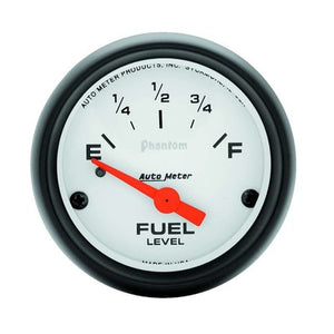 AutoMeter Phantom 2-1/16" Fuel Level Gauge Pre-65 GM