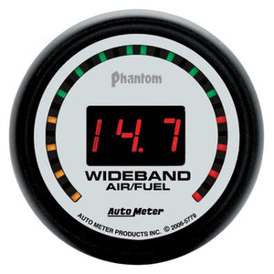 AutoMeter 2-1/16 Phantom Air/Fuel Ratio Wideband Gauge