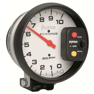 AutoMeter 5" Phantom Memory Tach 10000 RPM