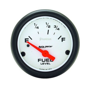 AutoMeter 2-5/8" Phantom Fuel Level Gauge 0-90 ohms