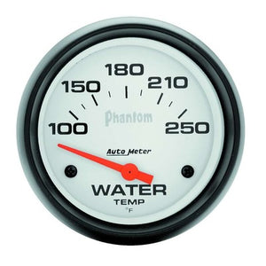 AutoMeter 2-5/8" Phantom Water Temp Gauge 100-250 Degrees