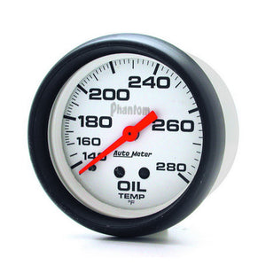 AutoMeter 2-5/8" Phantom Oil Temp Gauge 140-280 Degrees