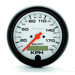 AutoMeter 3-3/8" Phantom Speedometer - Metric 190KPH