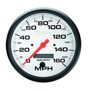 AutoMeter 5" Phantom Speedometer 160 mph