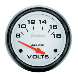 AutoMeter 2-5/8" Phantom Voltmeter 8-18V