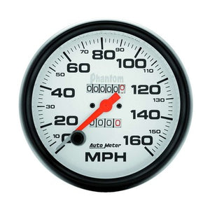 AutoMeter 5" Phantom Speedometer 160 mph