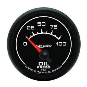 AutoMeter 2-1/16 ES Oil Pressure Gauge - 0-100 psi