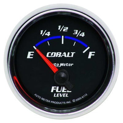 AutoMeter 2-1/16in Cobalt Fuel Level Gauge 0-90 ohms