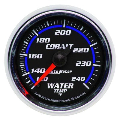 AutoMeter 2-1/16in Cobalt Water Temp Gauge 120-240 Degrees