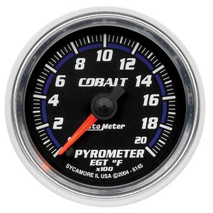 AutoMeter 2-1/16in Cobalt 2000 Degree Pyrometer