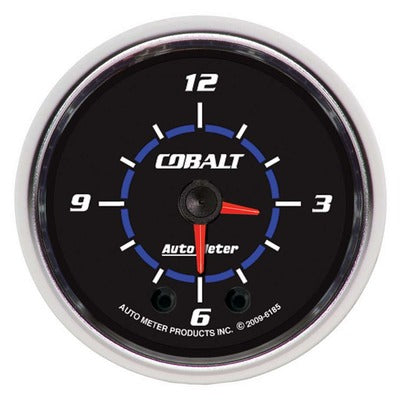 AutoMeter 2-1/16 Cobalt Hi-Def Clock