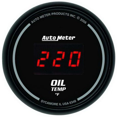 AutoMeter 2-1/16in DG/B Oil Temp Gauge