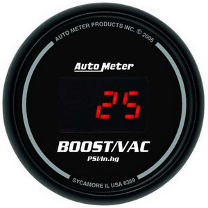 AutoMeter 2-1/16in DG/B Vacuum/Boost Gauge