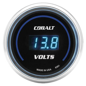 AutoMeter 2-1/16in Cobalt Digital Voltmeter Gauge 8-18 Vol