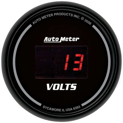 AutoMeter 2-1/16in DG/B Voltmeter Gauge