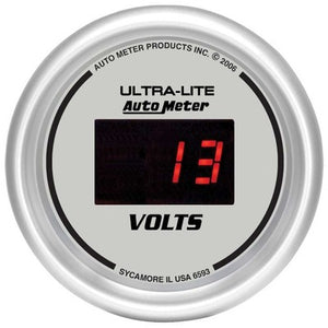 AutoMeter 2-1/16in DG/S Voltmeter Gauge