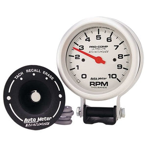 AutoMeter 3-3/4" Silver Tach Ultra-Lite 10000 RPM