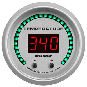 AutoMeter 2-1/16 Fluid Temp Gauge Elite Digital UL Series