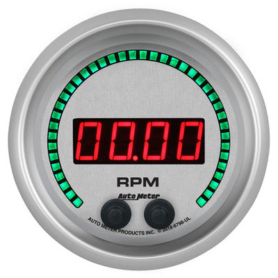 AutoMeter 3-3/8" 16K RPM Tachometer Elite Digital UL Series