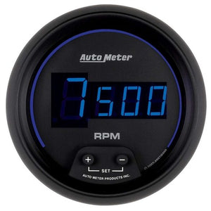 AutoMeter 3-3/8" Cobalt Digital In-Dash Tach - Black