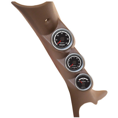 AutoMeter Triple Pillar Gauge Kit - 10-12 Dodge Ram Diesel