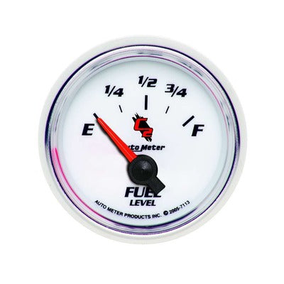 AutoMeter 2-1/16in C2/S Fuel Level Gauge 0-90 ohms