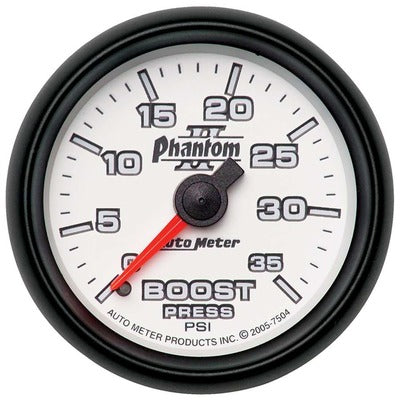 AutoMeter 2-1/16in P/S II Boost Gauge 0-35 psi