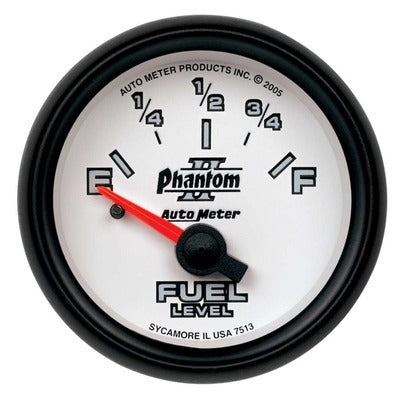 AutoMeter 2-1/16in P/S II Fuel Level Gauge 0-90 ohms