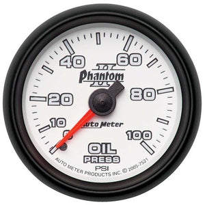 AutoMeter 2-1/16in P/S II Oil Pressure Gauge 0-100 psi