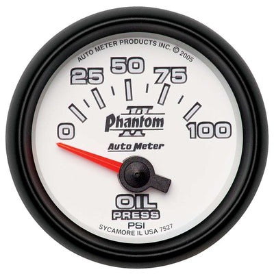 AutoMeter 2-1/16in P/S II Oil Pressure Gauge 0-100 psi