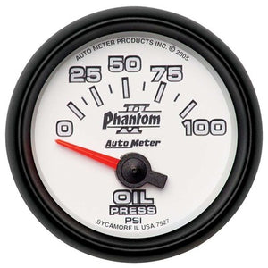 AutoMeter 2-1/16in P/S II Oil Pressure Gauge 0-100 psi