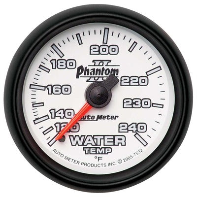 AutoMeter 2-1/16in P/S II Water Temp Gauge 120-240 Degrees