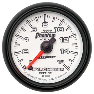 AutoMeter 2-1/16in P/S II Pyrometer Kit 0-1600 Degrees