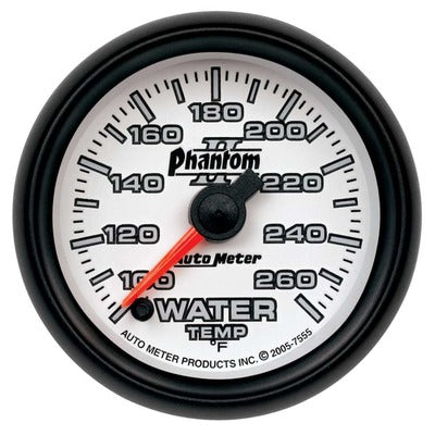 AutoMeter 2-1/16in P/S II Water Temp Gauge 100-260 Degrees