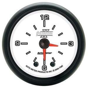 AutoMeter 2-1/16 Phantom II Hi-Def Clock